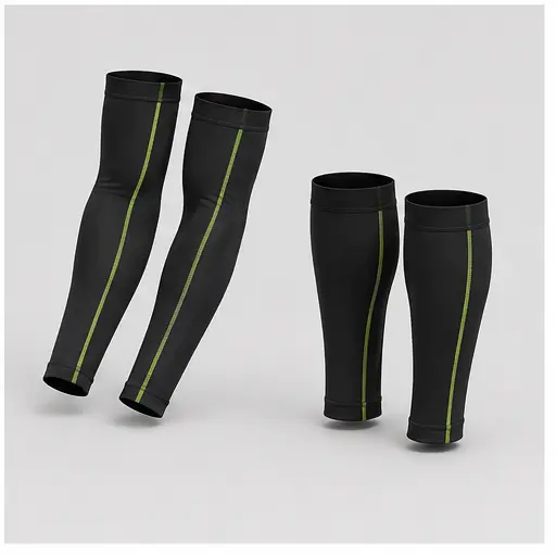 Athletic Rush arm and calf sleeve set cut direction
