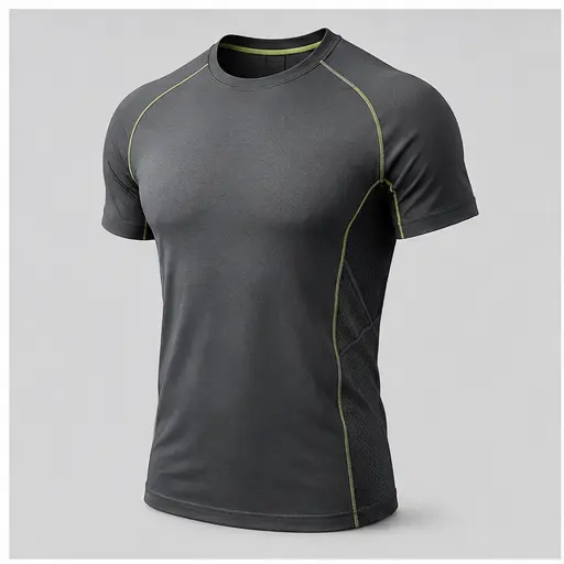 Athletic Rush athletic training tee cut direction