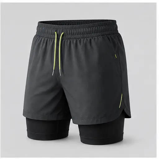 Athletic Rush 2-in-1 training short cut direction