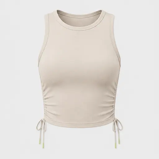 Athletic Rush longline crop tank cut direction