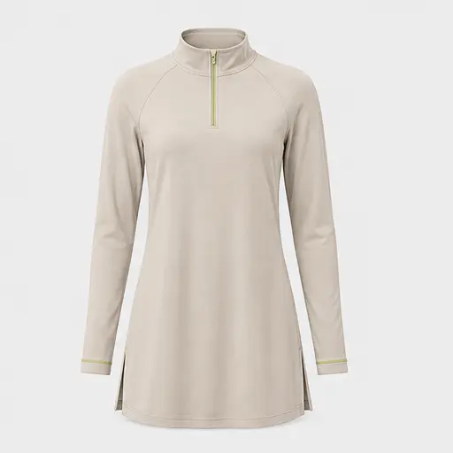 Athletic Rush modest performance tunic cut direction