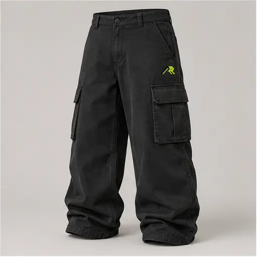 Athletic Rush baggy twill cargo cargo pant cut style