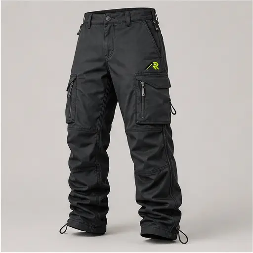 Athletic Rush technical nylon cargo cargo pant cut style
