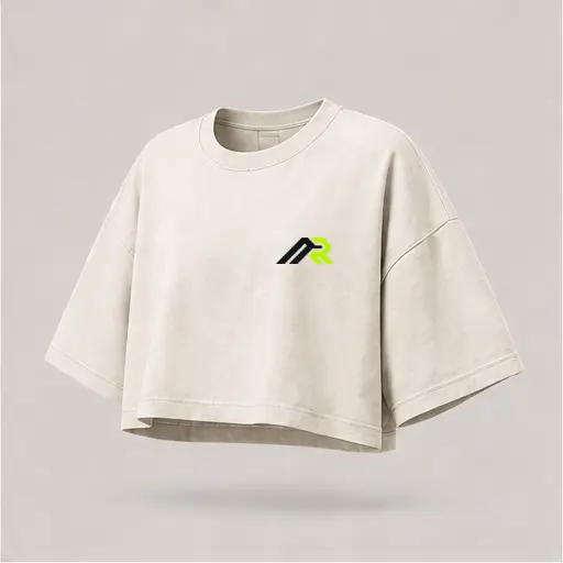 Athletic Rush boxy cropped body T-shirt cut style