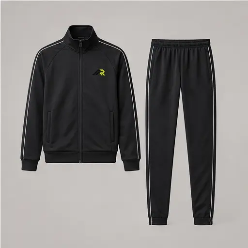 Athletic Rush slim heritage track set tracksuit cut style