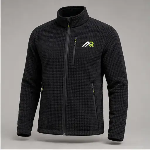 Athletic Rush grid-fleece layer technical midlayer cut direction