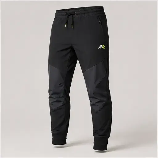 Athletic Rush hybrid knit-woven jogger tech jogger cut direction