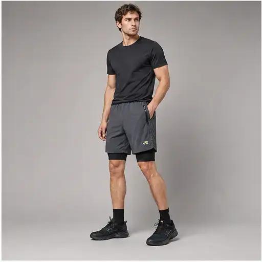 Athletic Rush hybrid liner short technical short cut direction