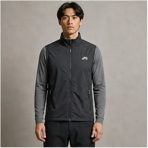 Athletic Rush packable commuter vest utility vest cut direction